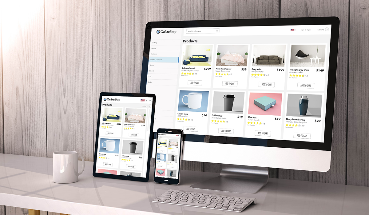 A ecommerce website developed by Envoy Integrations.